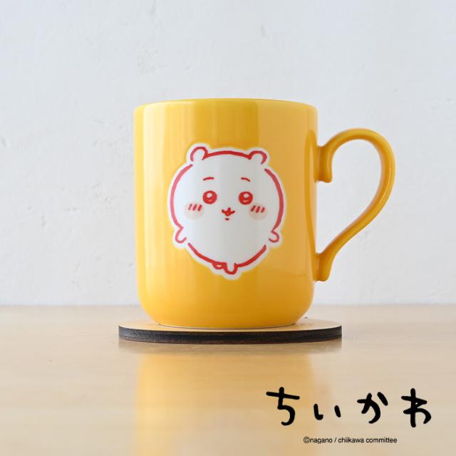 ちいかわ コースター付マグ ( ちいかわ ) CKW11-11C マグカップ アニメ 結婚祝い 大人可愛い 美濃焼 おしゃれ プレゼント 大きめ 陶器 かわいい キャラクター 可愛い 日本 ラッピング 日本製 丸い 300ml ギフト グッズ 女性 電子レンジ お祝い 誕生日