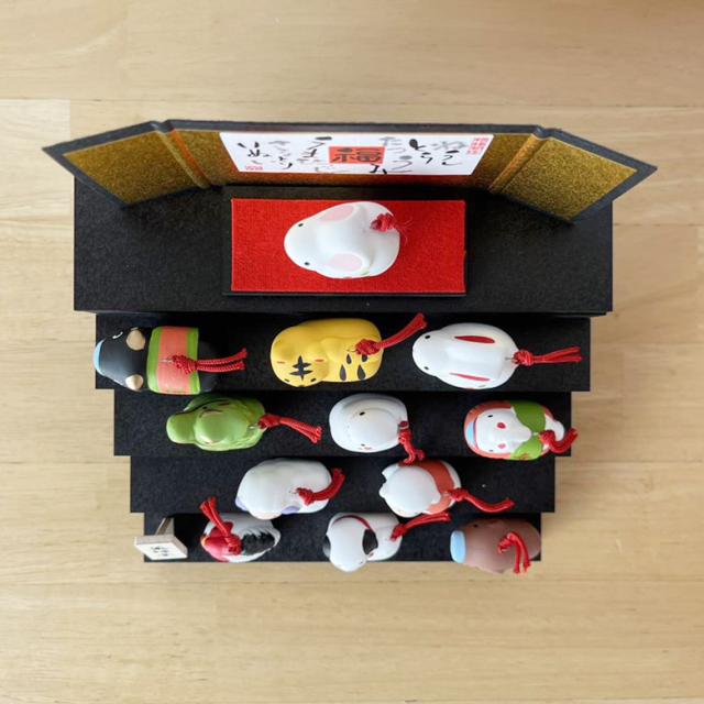 銅製 十二十二干支 茶台 玄関 博古架 装飾品 工芸品 置物