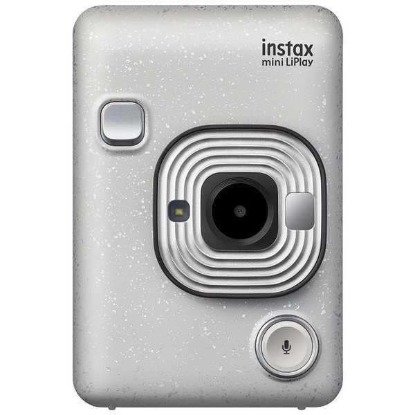 富士フイルム instax mini LiPlay チェキ インスタントカメラ[ストーンホワイト]【ラッピング対応可】