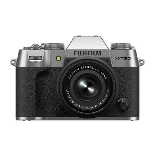 富士フイルム デジタル一眼カメラ FUJIFILM X-T50 XC15-45mmレンズキット [シルバー] [ラッピング可] R-LOGI