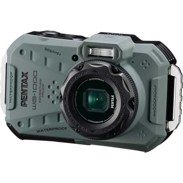 PENTAX ペンタックス コンパクトデジタルカメラ WG-1000 [オリーブ][ラッピング可] R-LOGI