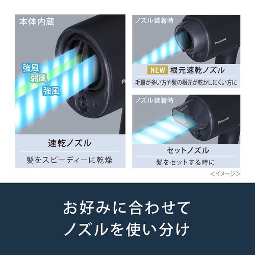 Panasonic パナソニック ヘアードライヤー ナノケア ウォームホワイト 