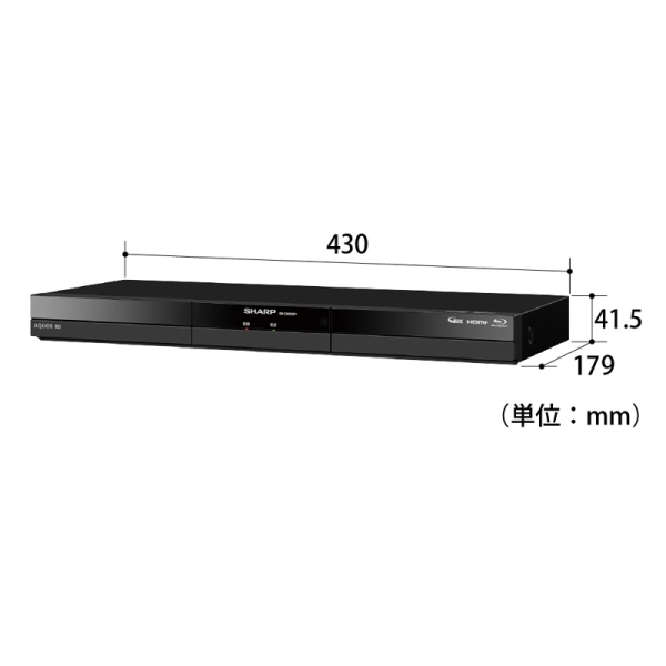 SHARP シャープ AQUOS ブルーレイレコーダー［2TB HDD /2番組同時録画］ 2B-C20GW1[ラッピング可] R-LOGI