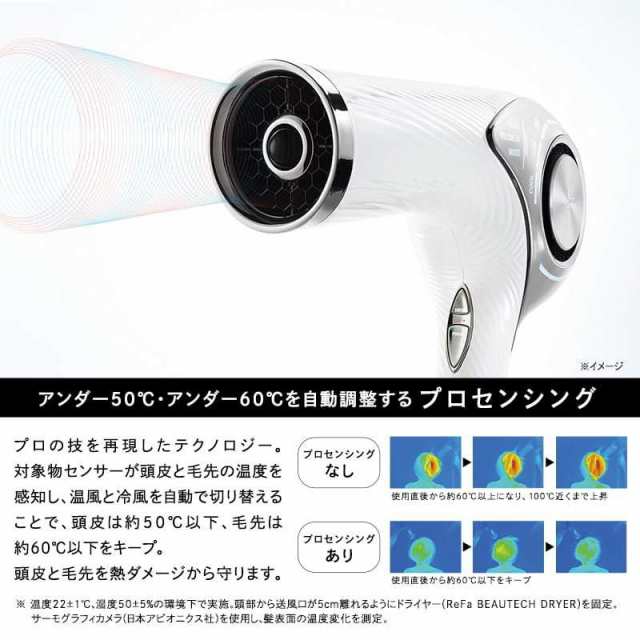 ReFa リファ ヘア ドライヤー BEAUTECH DRYER PRO RE-AJ02A [ホワイト]【ラッピング対応可】