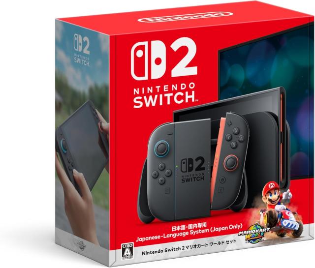 任天堂 - nintendo switch2 本体　マリオカートワールドセット日本国内専用 Amazon.co.jp: Nintendo Switch 2(日本語・国内専用) マリオ