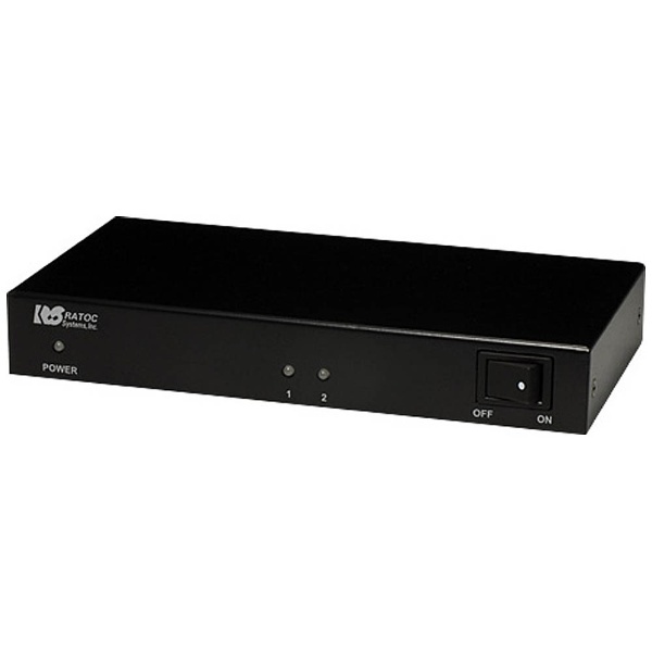 RATOC ラトックシステム 4K対応HDMI分配器 (2分配)REX-HDSP2-4K[ラッピング可]