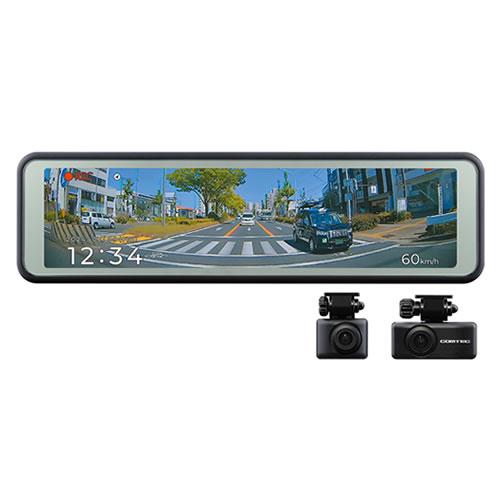 コムテック COMTEC ミラー型ドライブレコーダー ZDR048 前後2カメラ 200万画素 FullHD[ラッピング可]