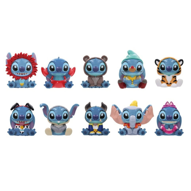 Stitch in Costumeソフビパペットマスコット 【10個入りBOX】[ラッピング不可]【沖縄・北海道・離島配送不可】KW