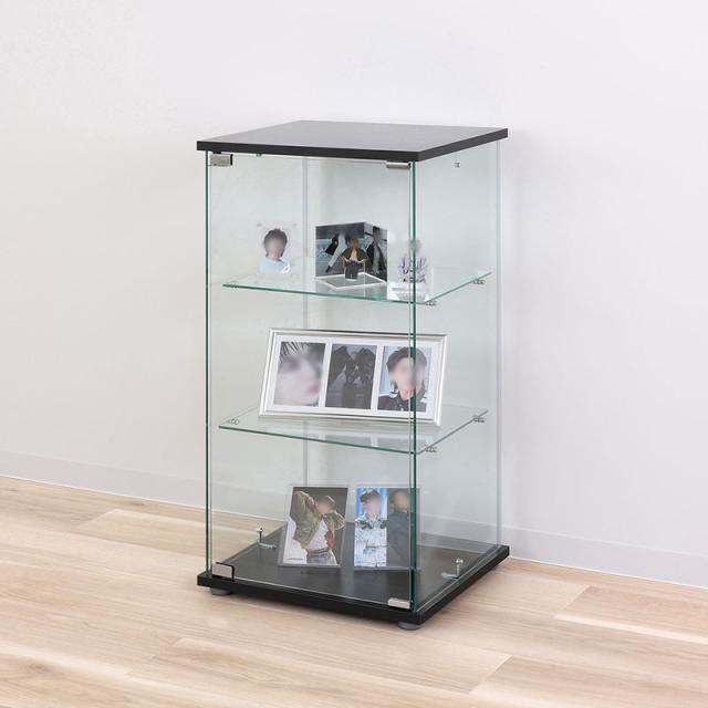 コレクションケース 3段 滑り止めシート付 フィギュアケース 高さ86cm