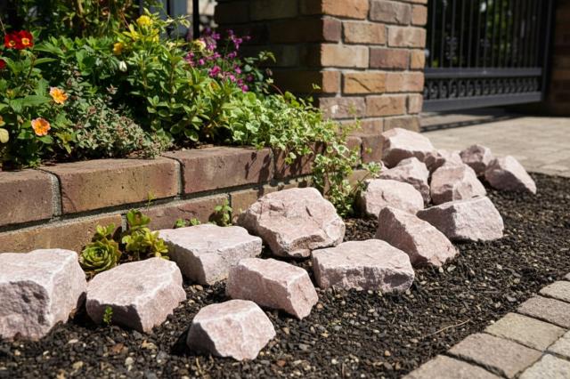 引き取り割栗石　岐阜石スコリア溶岩石　ゴロタ石 砕石　砂利　庭石ロックガーデン 引き取り割栗石 岐阜石スコリア溶岩石 ゴロタ石 砕石 砂利 庭石ロック