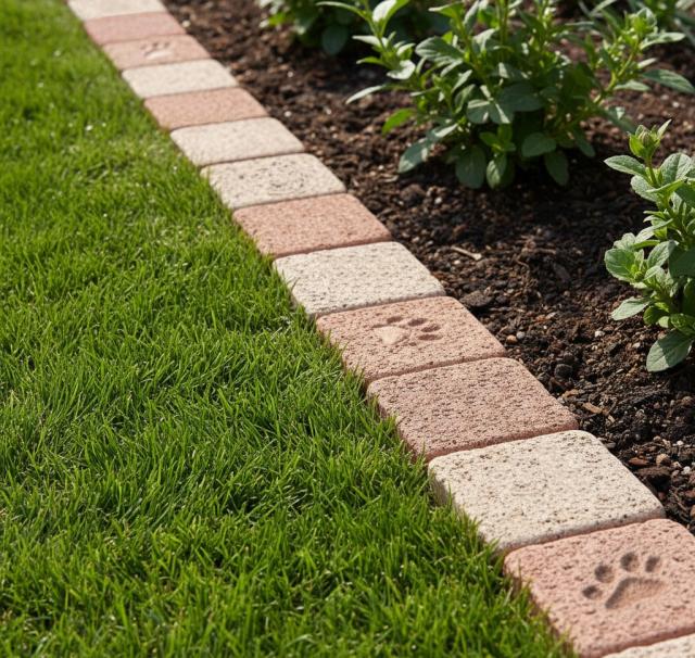 レンガ 庭 敷石 エコブリック デザイン ミックス 足あと 36個 おしゃれ