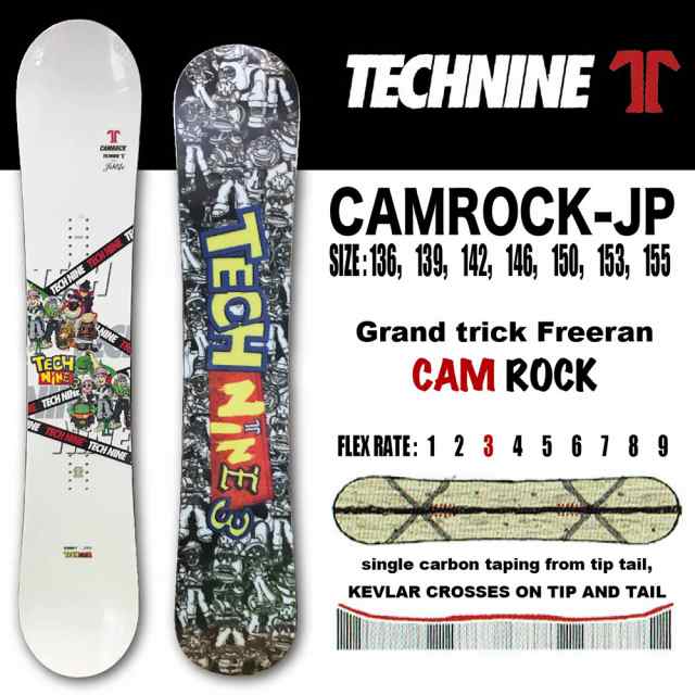 通常在庫品 スノーボード TECHNINE テックナイン CAMROCK-JP 2023