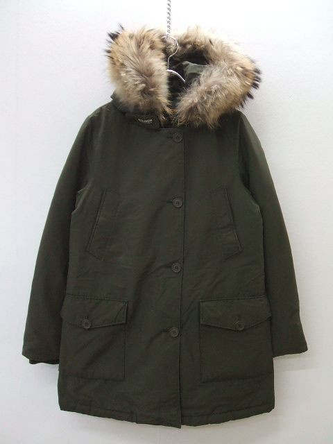 WOOLRICH ARCTIC PARKA アークティックパーカー ラクーンファー レディース ダウンジャケット カーキ レディース ウールリッ  その他アウター