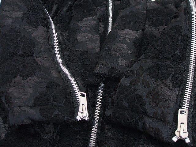 tao COMME des GARCONS レーヨンエステルジャガードブルゾン 定価137500円 22AW ブラック レディース タオ コムデギャルソン【中古】2-1221A♪_3