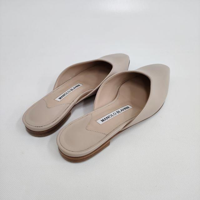 マノロブラニク taza ミュール スリッポン　36 1/2 マノロブラニク taza ミュール スリッポン 36 1/2 - メルカリ