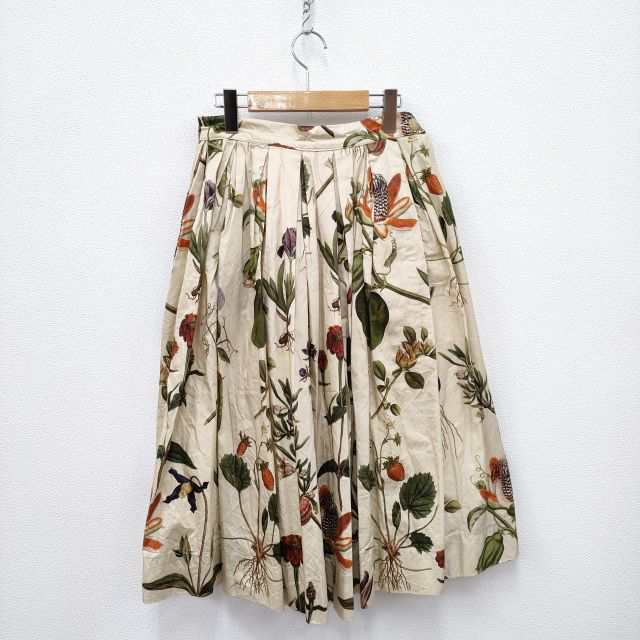 Paul Harnden 新品 20SS ボタニカル柄 Pleat Skirt 定価32万 タグ付き