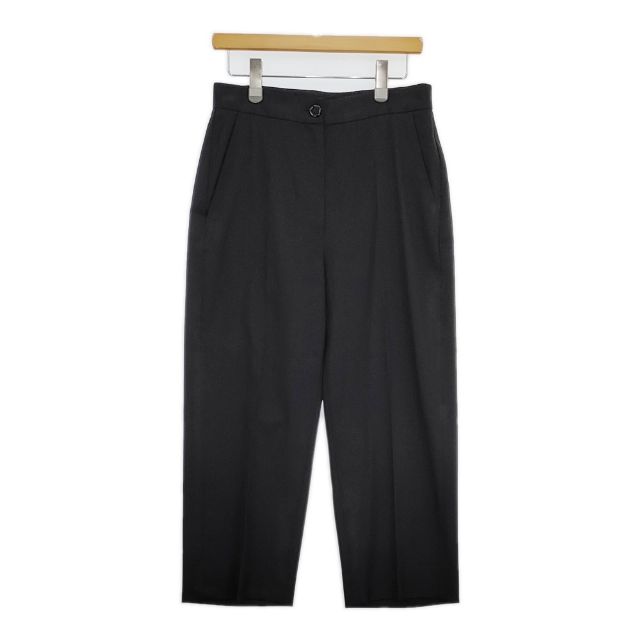 MM6/Maison Margiela S52KA0141 S47848 ポリエステルウール センタープレススラックス パンツ ブラック レディース エムエム6/メゾンマルジェラ【中古】5-0914G∞