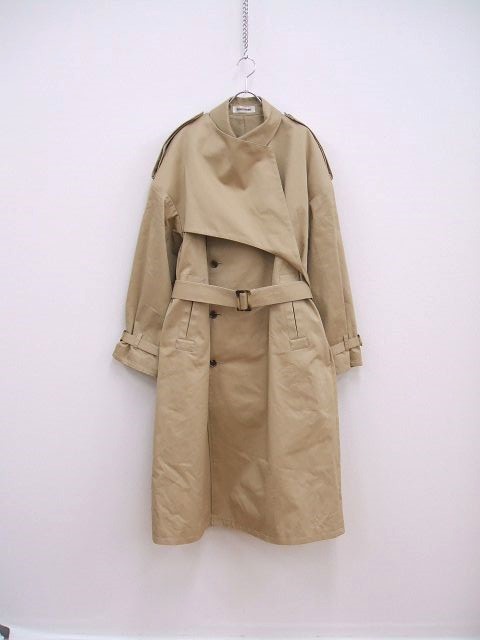 KEISUKEYOSHIDA Belted tranch coat ベルテッド トレンチコート