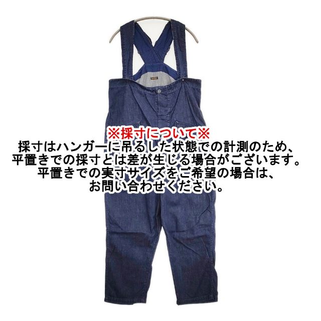 KAPITAL インディゴ EK-725 コットン デニム サロペットパンツ 1 XS オーバーオール ネイビー レディース キャピタル【中古】6-0221M∞_7