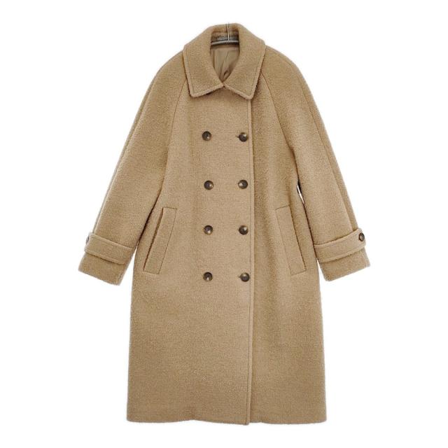 theory luxe ULLI BOUCLE ブークレ サイズ38 コート ベージュ レディース セオリーリュクス【中古】6-0219A♪
