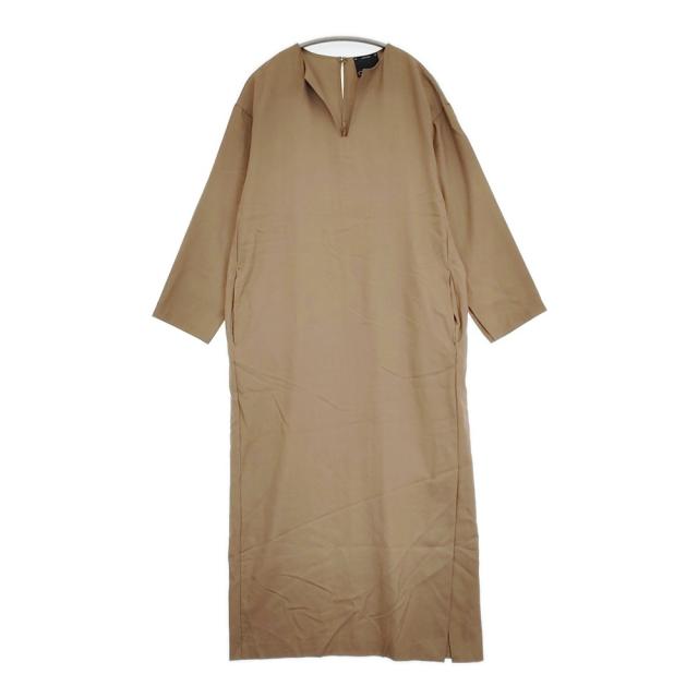conte コンテ グラスワンピース スリット ワンピース 25SS ブラウン レディース【中古】6-0304M♪
