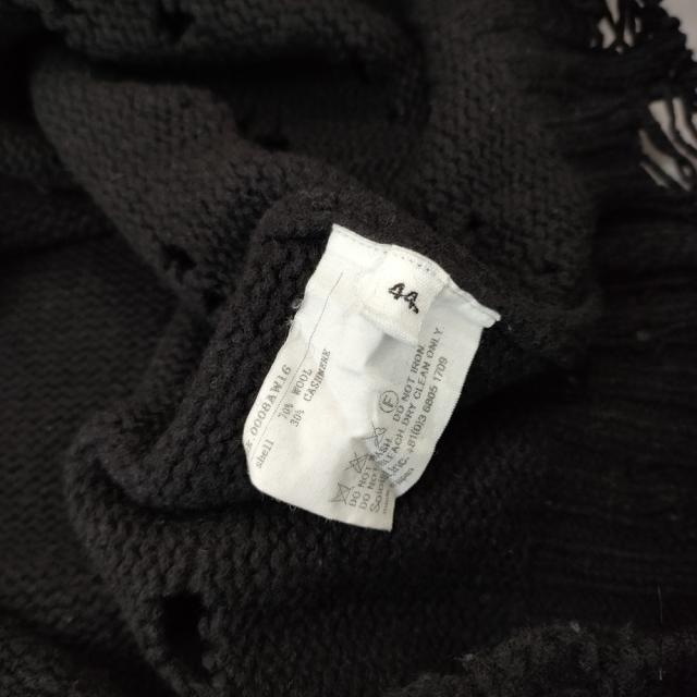 TAKAHIRO MIYASHITA TheSoloist sk.0008aw16 Vネック グランジ セーター ニット 16AW ブラック タカヒロミヤシタザソロイスト【中古】5-0113T♪_3