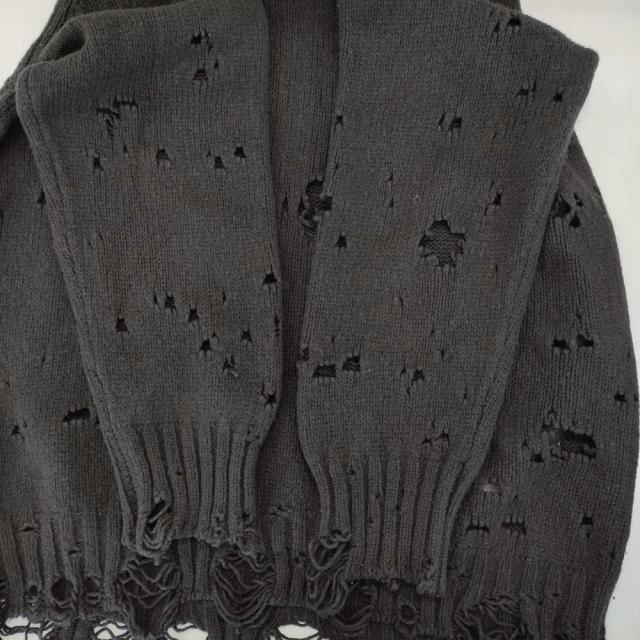 TAKAHIRO MIYASHITA TheSoloist sk.0008aw16 Vネック グランジ セーター ニット 16AW ブラック タカヒロミヤシタザソロイスト【中古】5-0113T♪_5