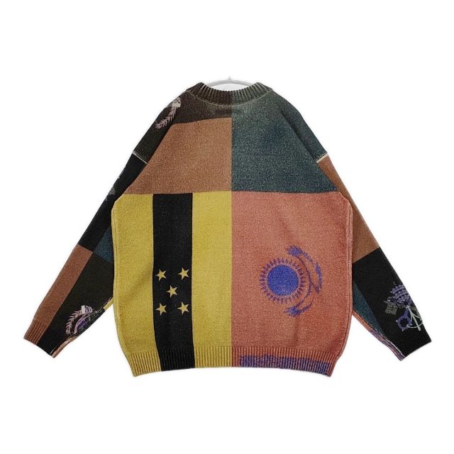 Children of the discordance 新品 WORLD FAMOUS INKJET CREW NECK KNIT COTDKN-637 セーター ニット マルチ メンズ チルドレンオブザディスコーダンス【中古】5-0821T∞_1