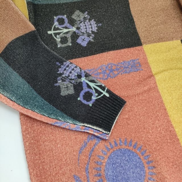 Children of the discordance 新品 WORLD FAMOUS INKJET CREW NECK KNIT COTDKN-637 セーター ニット マルチ メンズ チルドレンオブザディスコーダンス【中古】5-0821T∞_4
