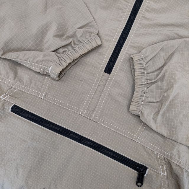 L.L.Bean Bean’s LIGHT NYLON ANORAK ビーンズライトナイロンアノラック  3175-1033 ジャケット ベージュ メンズ エルエルビーン【中古】5-1019M∞