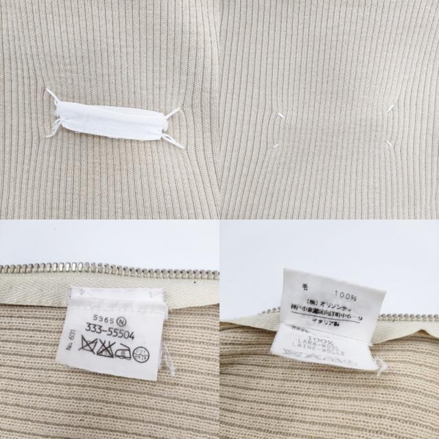 MARTIN MARGIELA 平面期 アーティザナル ドライバーズニット 白タグ