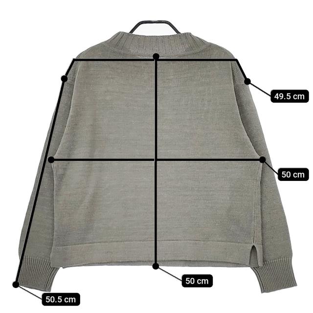 MHL. TWISTED COTTON LINEN 595-3263502 セーターニット 23SS カーキ エムエイチエル 5-0404M 250833 MHL. TWISTED COTTON LINEN 595-3263502 セーター ニット 23SS