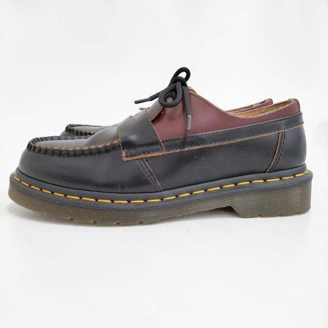 MM6/Dr.Martens 1461 PENTON MASH UP Oxblood UK5 ローファー 24AW ブラック レディース エムエム6/ドクターマーチン【中古】5-0213G♪_1