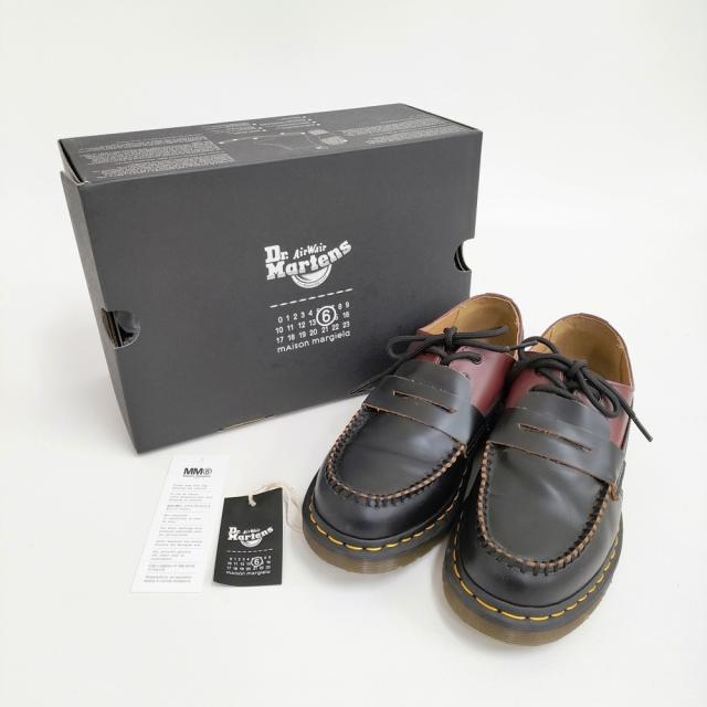 MM6/Dr.Martens 1461 PENTON MASH UP Oxblood UK5 ローファー 24AW ブラック レディース エムエム6/ドクターマーチン【中古】5-0213G♪_5
