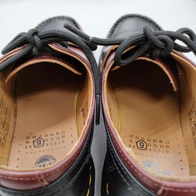 MM6/Dr.Martens 1461 PENTON MASH UP Oxblood UK5 ローファー 24AW ブラック レディース エムエム6/ドクターマーチン【中古】5-0213G♪_7