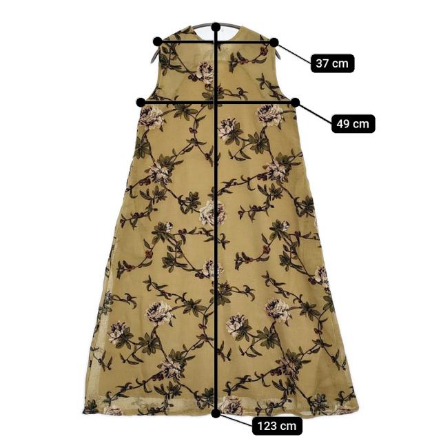 Ameri VINTAGE 2WAY JEANNETTE ORDINARY LINE DRESS サイズM