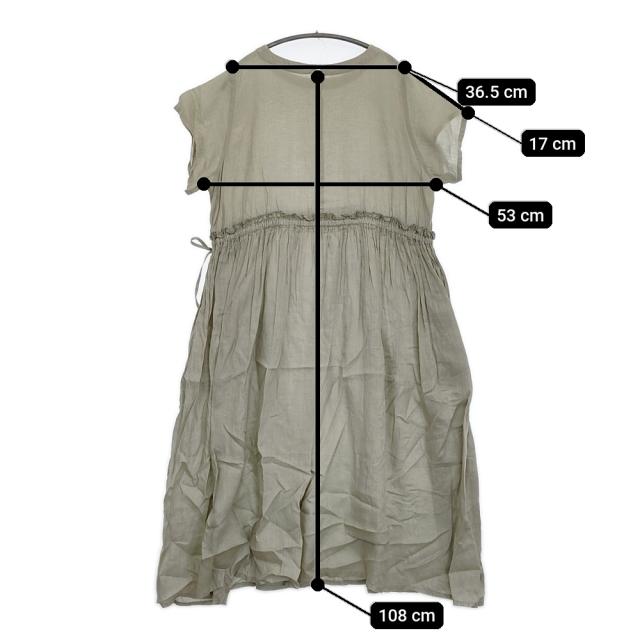 nest Robe リネンフリルギャザードレス 01192-1177 MINT ワンピース  