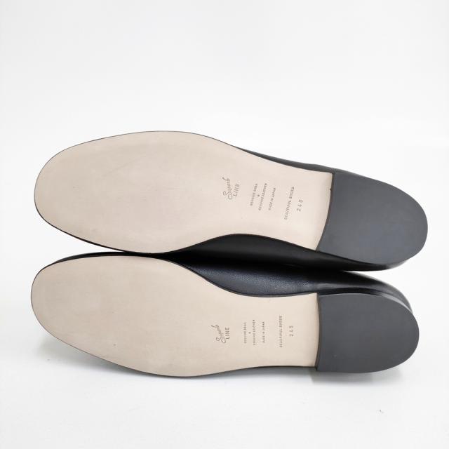 # BEAUTIFUL SHOES 新品 ONE PIECE SHOES 24.5cm ワンピースシューズ シューズ・靴 ブラック レディース ビューティフルシューズ【中古】5-1128G◎