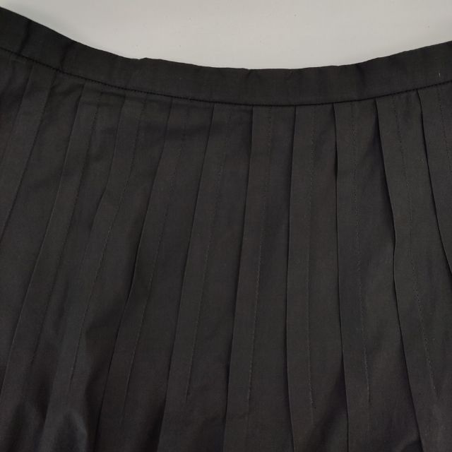 BLAMINK タックデザインコットンラップスカート 7924-299-0212 ロングスカート ブラック レディース ブラミンク【中古】5-0403M∞_3