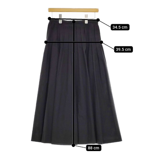 BLAMINK ブラミンク タック バルーン スカート ブラウン BLAMINK ブラミンク タック バルーン スカート ブラウン