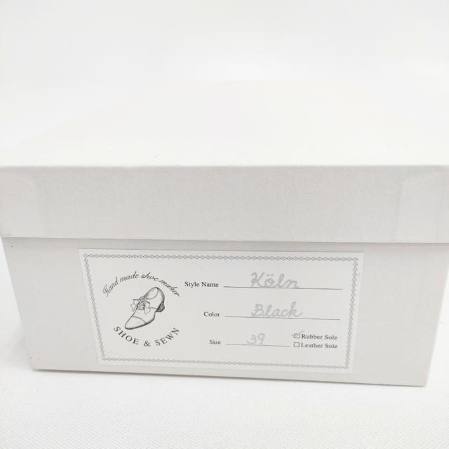 SHOE&SEWN koln ケルン アンクルストラップ 39サイズ レザー 革 定価