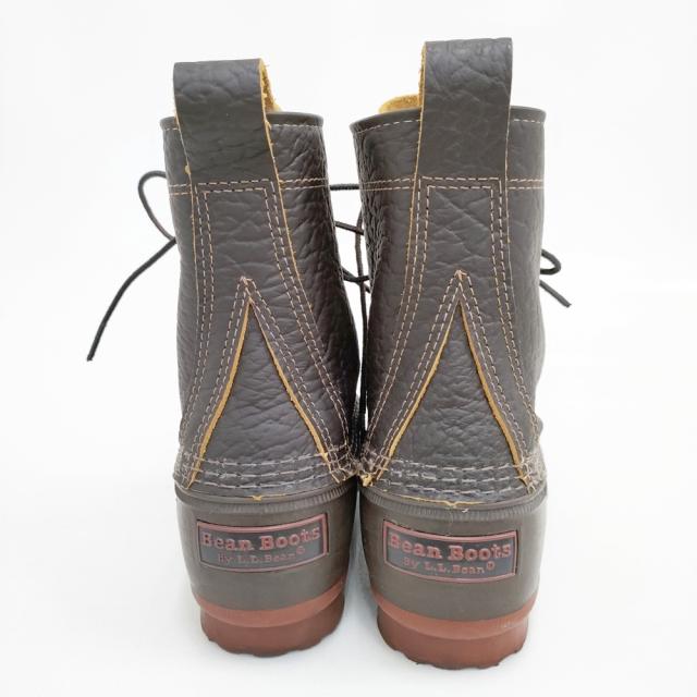 L.L.Bean ビーンブーツ8 6ホール バイソン サイズ8 26cm 274563 ブーツ ダークブラウン メンズ エルエルビーン【中古】5-0911G◎