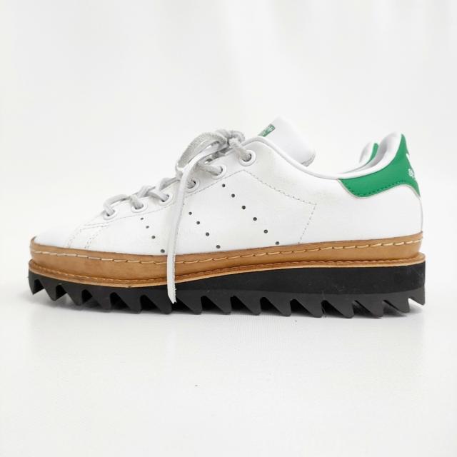 adidas リメイク スタンスミス Vibramシャークソール 23.5cm スニーカー ホワイト レディース アディダス【中古】5-0718G♪