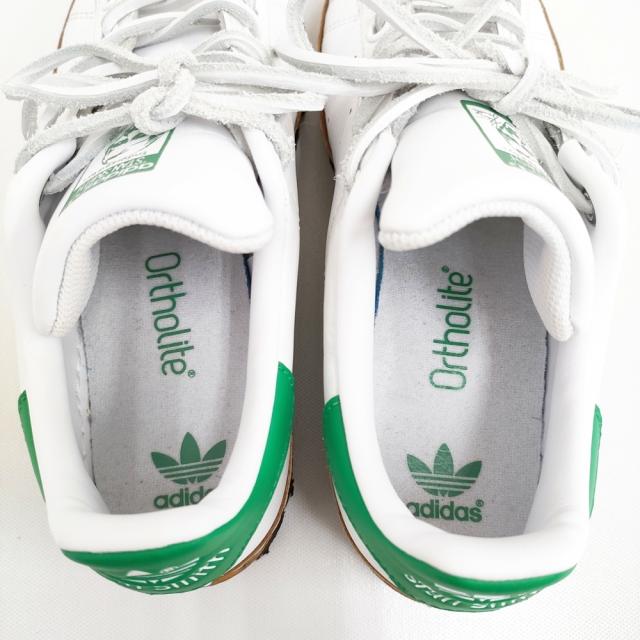 adidas リメイク スタンスミス Vibramシャークソール 23.5cm スニーカー ホワイト レディース アディダス【中古】5-0718G♪