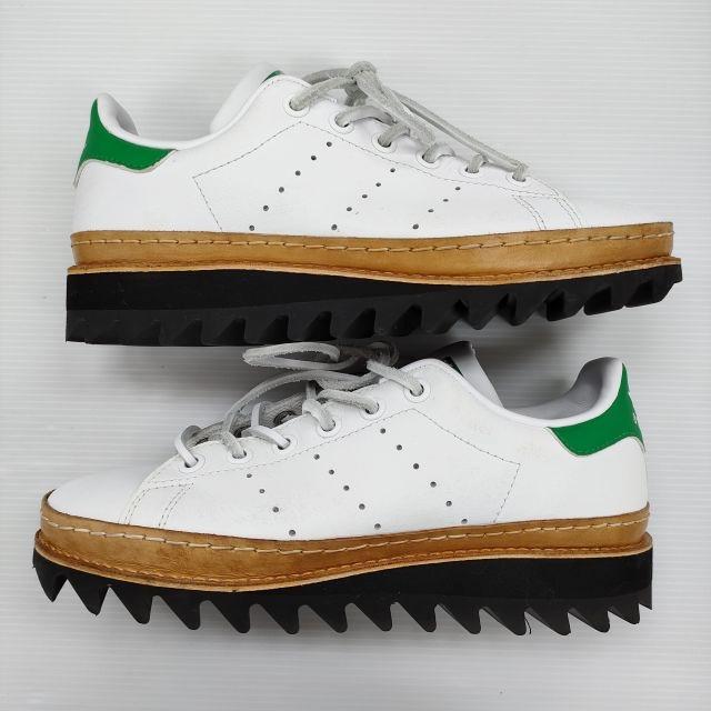 adidas リメイク スタンスミス Vibramシャークソール 23.5cm スニーカー ホワイト レディース アディダス【中古】5-0718G♪