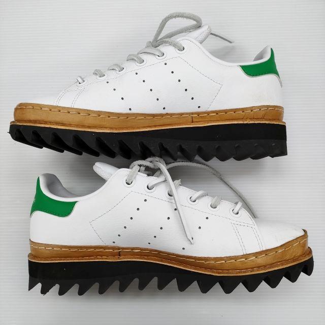 adidas リメイク スタンスミス Vibramシャークソール 23.5cm スニーカー ホワイト レディース アディダス【中古】5-0718G♪