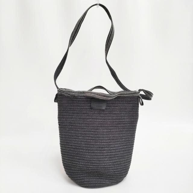 beautiful people denim loop two way bucket bag 定価36300円 ショルダーバッグ 25SS ブラック レディース ビューティフルピープル【中古】6-0203G♪