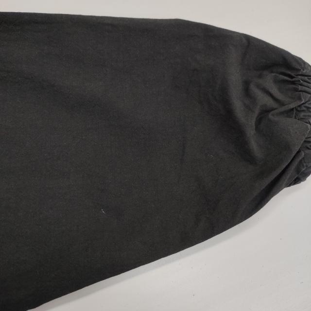 nest Robe 01233-1414 コットン ラミー ミトンポケット ロング シャツワンピース ワンピース 23AW ブラック レディース ネストローブ【中古】6-0511M△_4