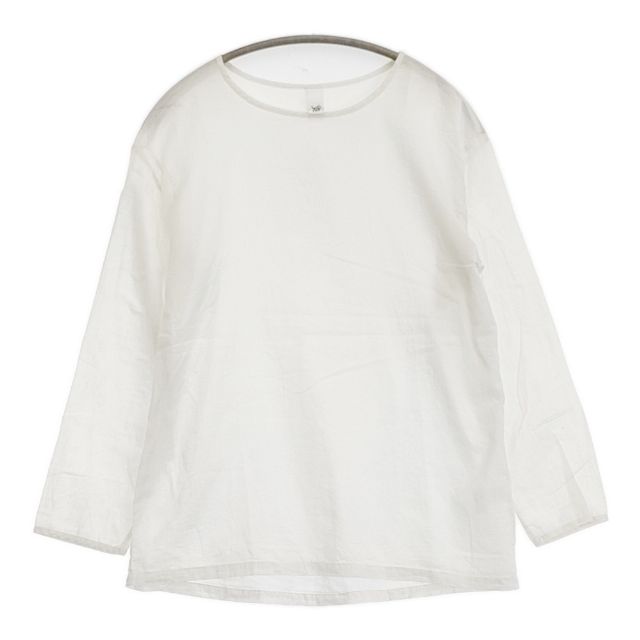 Yoli Simple blouse シンプルブラウス YL-TP27-25SS コットン ブラウス シャツ 25SS ホワイト レディース ヨリ【中古】6-0518M∞