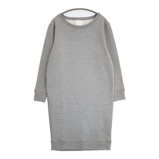 Whim Gazette 裏毛スウェット ワンピース グレー レディース ウィムガゼット【中古】6-0720M∞